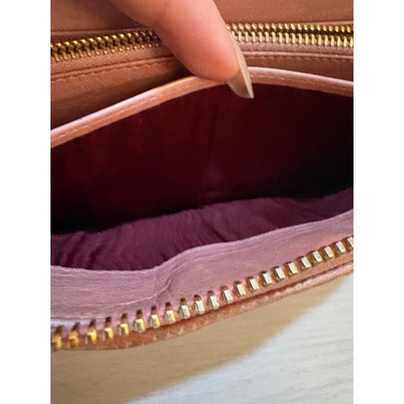 Miu Miu Pink Matelasse Leather Zip Around Wallet - Picture 11 of 16